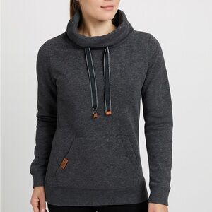 Roxy Dark Gray Cowl Neck Sweater